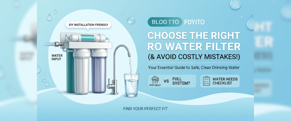 How to Choose the Right  RO Water Filter (And Avoid Costly Mistakes)