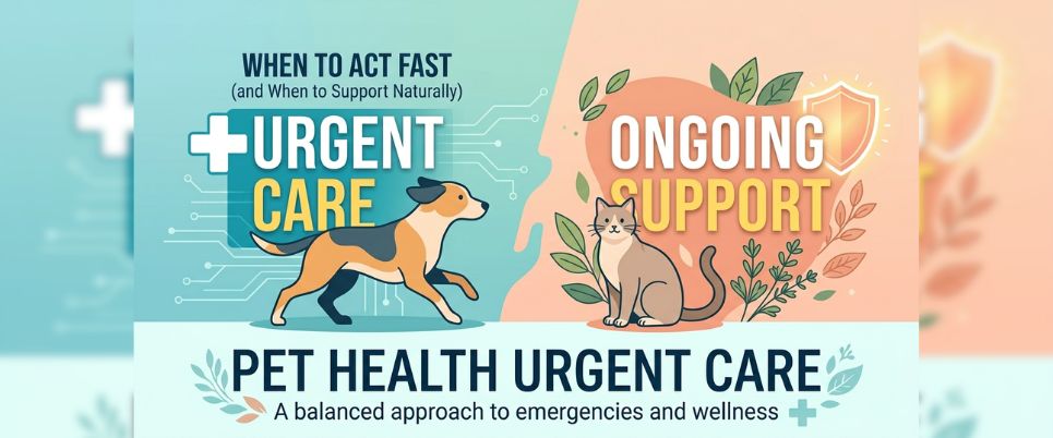 Pet Health Urgent Care When to Act Fast (and When to Support Naturally)